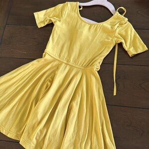 OmiJo Mustard Knit Dress